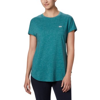 Columbia Cades Cape, Camiseta Verdes Claro Para Mujer | 847035-LQD